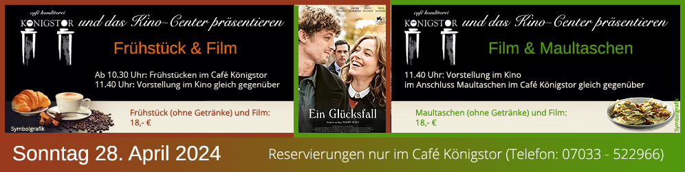 Film & Frühstück: Ein Glücksfall, Kino-Center Weil der Stadt So. 28.4.24, 11.40 Uhr